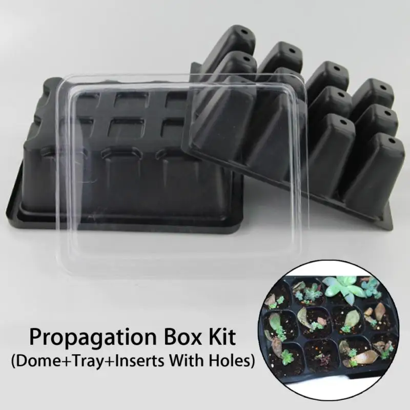 12 Hole Seedling Trays Seed Starter Tray Plant Flower Grow Box Propagation For Gardening Seed Grow Starting Germination Box
12 Hole Seedling Trays Seed Starter Tray Plant Flower Grow Box Propagation For Gardening Seed Grow Starting Germination Box