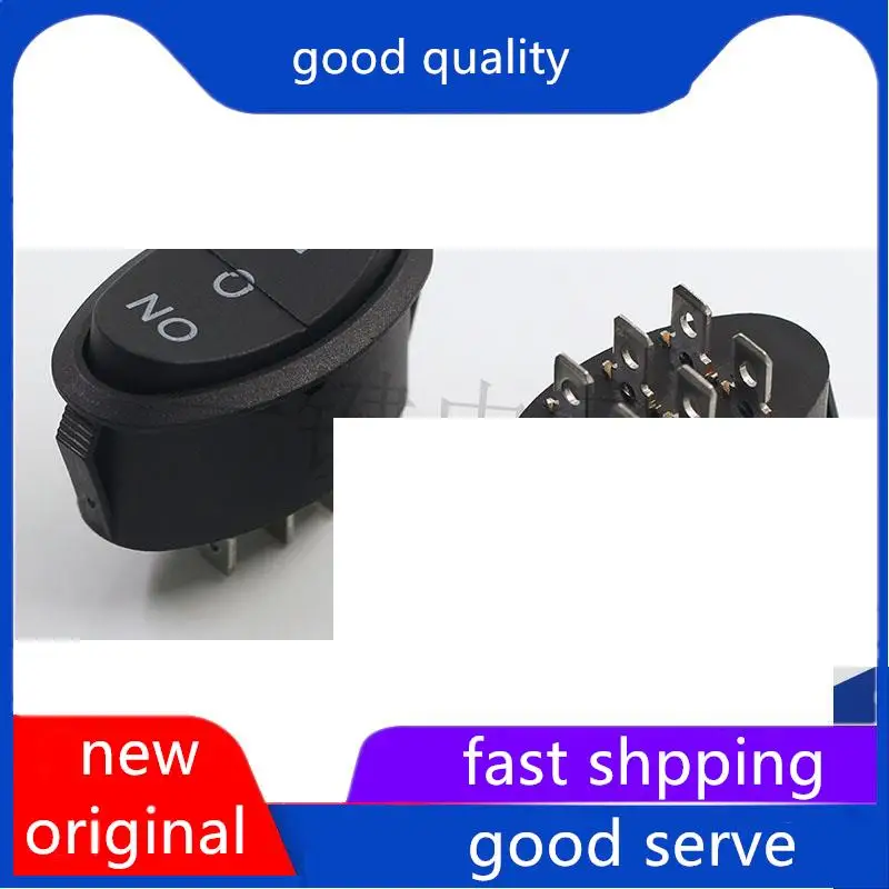 10pcs original new KCD3-0 six leg three speed ship type switch, black large elliptical ship type button, high-power power switch
10pcs original new KCD3-0 six leg three speed ship type switch, black large elliptical ship type button, high-power power switch