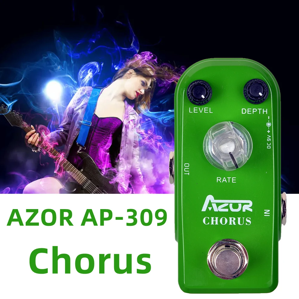 AZOR AP-309 мини-педаль для создания эффектов для гитары, чистые аналоговые педали для хора, настоящий байпас для гитары, компактная педаль для х...
AZOR AP-309 мини-педаль для создания эффектов для гитары, чистые аналоговые педали для хора, настоящий байпас для гитары, компактная педаль для х...