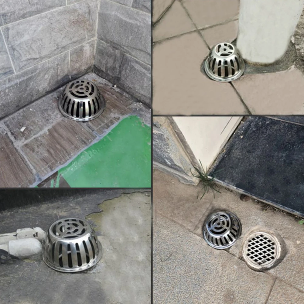Stainless Steel Balcony Drainage Roof Detachable Floor Drain Cover Rain Pipe Cap Gutter Components Downspouts Gutter Guards
Stainless Steel Balcony Drainage Roof Detachable Floor Drain Cover Rain Pipe Cap Gutter Components Downspouts Gutter Guards