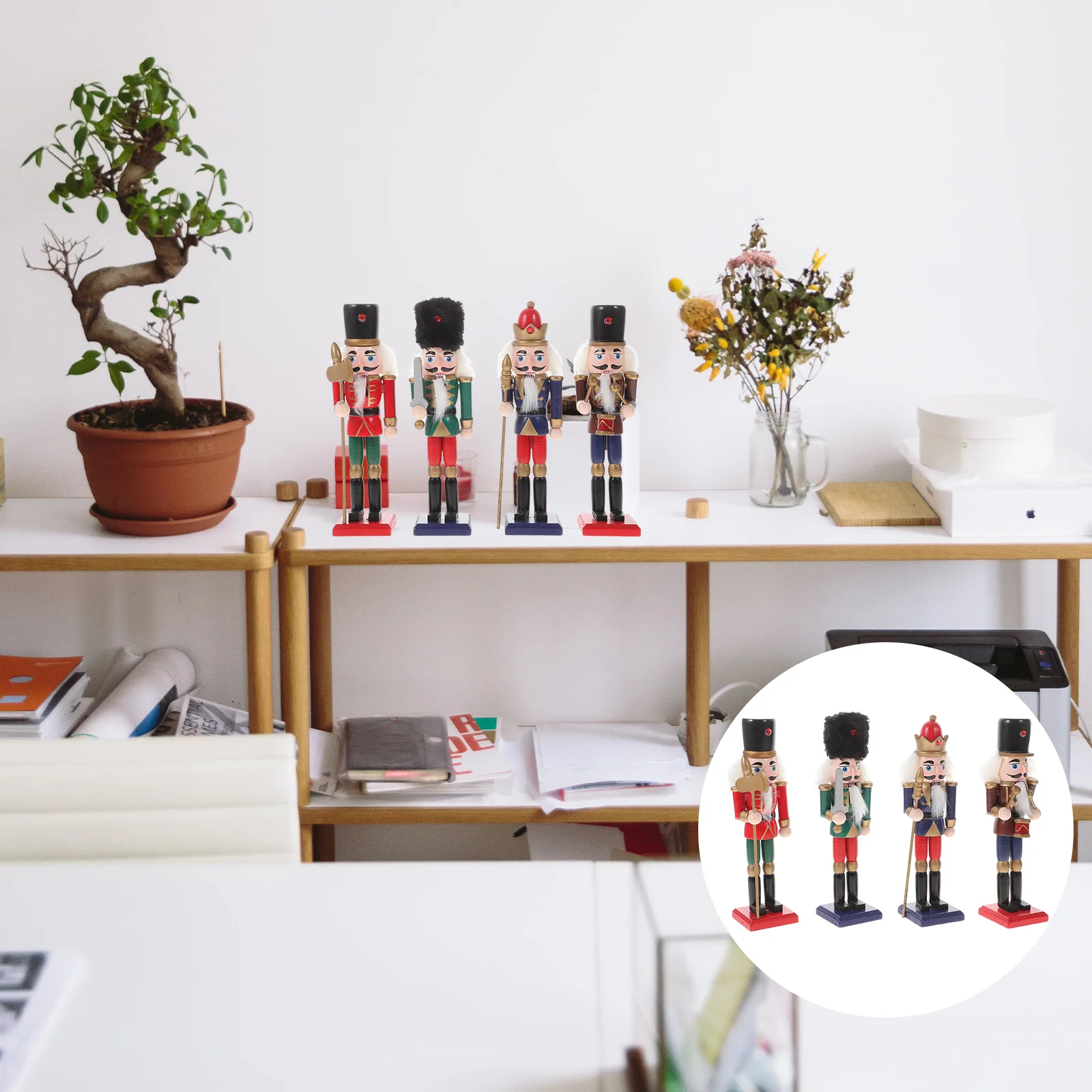 Nutcracker Christmas Nutcrackers Wooden Figures Decor Decoration Figure Ornament Holiday Soldier Figurines Statue Soldiers King
Nutcracker Christmas Nutcrackers Wooden Figures Decor Decoration Figure Ornament Holiday Soldier Figurines Statue Soldiers King