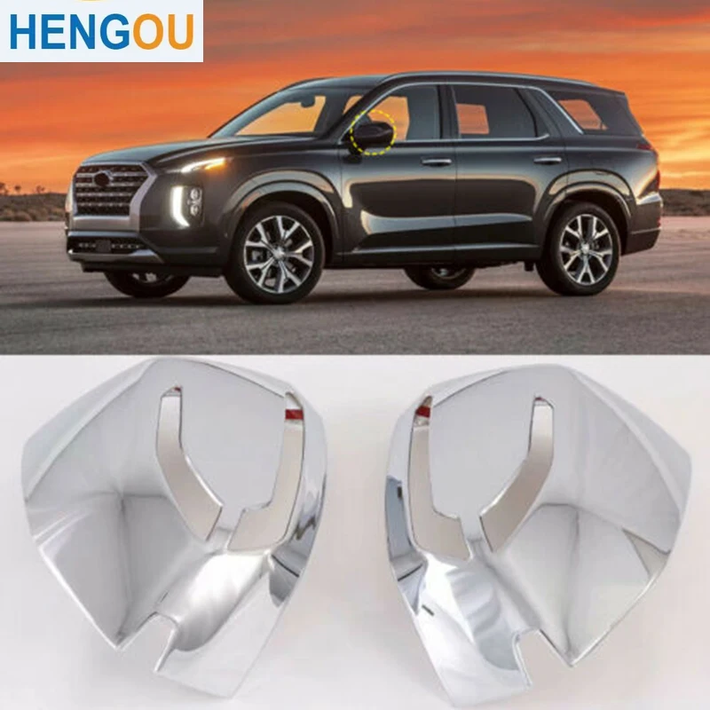 2Pcs Car Rearview Mirror Cover Cap Trim Chrome For Palisade 2020 2021 Door Side Rear View Mirror Shell Replacement
2Pcs Car Rearview Mirror Cover Cap Trim Chrome For Palisade 2020 2021 Door Side Rear View Mirror Shell Replacement