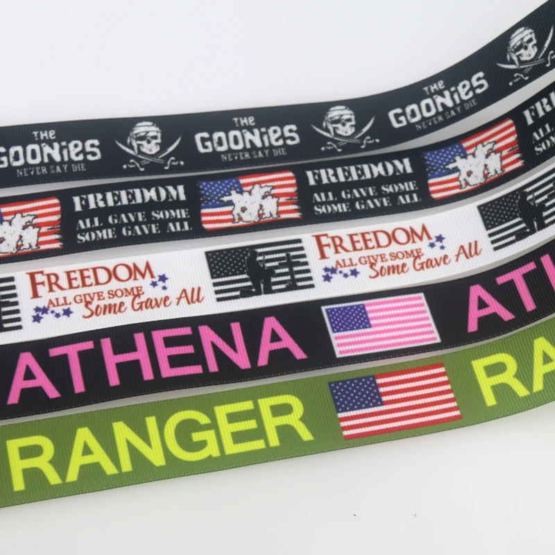 50 ярдов корсажная лента DHK с принтом Ranger Athena Freedom goony, материал для головных уборов, украшение «сделай сам», швейное ремесло S1923
50 ярдов корсажная лента DHK с принтом Ranger Athena Freedom goony, материал для головных уборов, украшение «сделай сам», швейное ремесло S1923