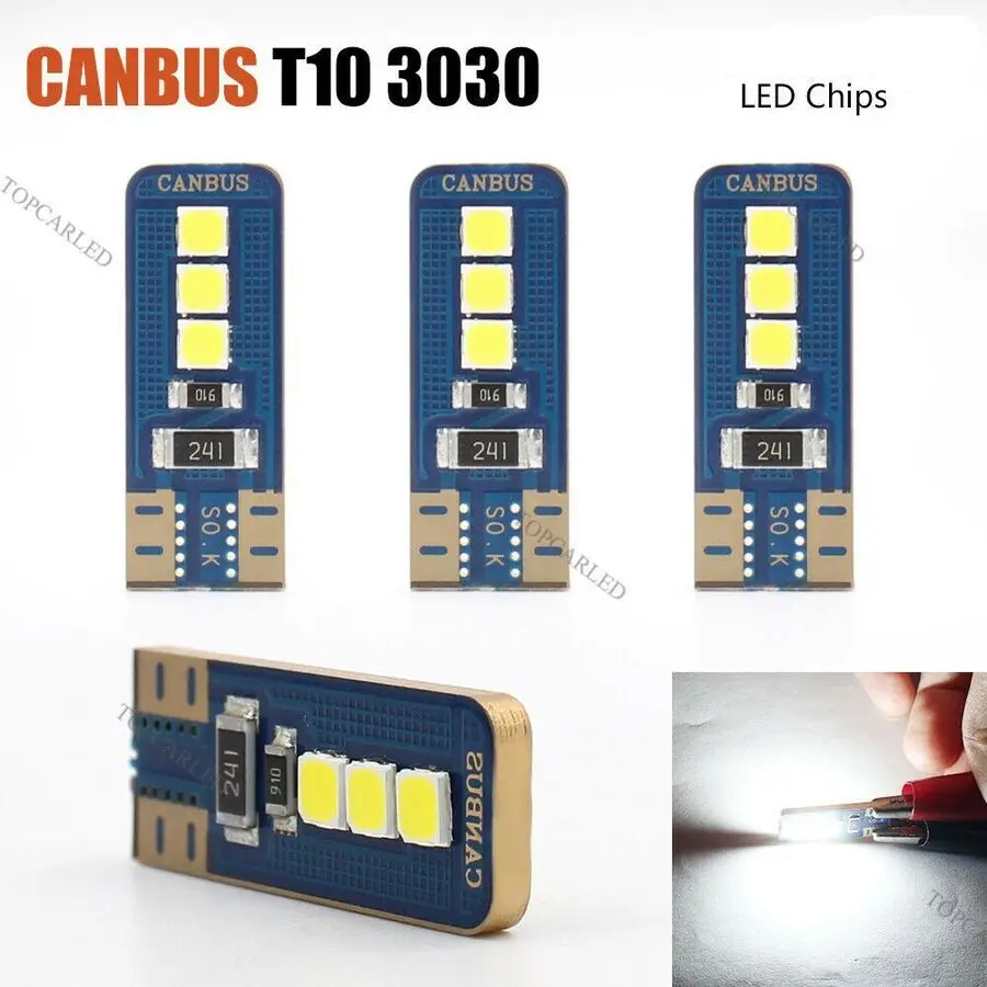 4X T10 светодиодный 6SMD безотказная CAN-шина белая W5W Автомобильная Лампа с клиновидным цоколем
4X T10 светодиодный 6SMD безотказная CAN-шина белая W5W Автомобильная Лампа с клиновидным цоколем