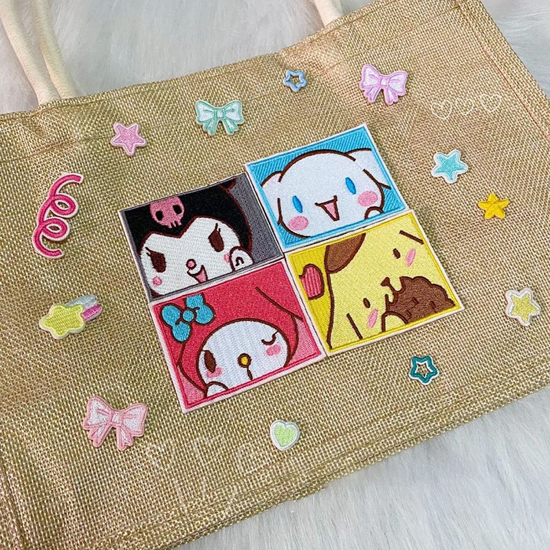 New Kawaii Embroidery Patch Anime Cartoon Sanrio Kuromi My Melody Cinnamoroll DIY Paste Embroidery Decorative Cloth Paste
New Kawaii Embroidery Patch Anime Cartoon Sanrio Kuromi My Melody Cinnamoroll DIY Paste Embroidery Decorative Cloth Paste