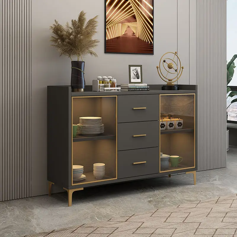 Dining side cabinet light luxury wine cabinet modern simple side cabinet locker living room wall cupboard kitchen locker
Dining side cabinet light luxury wine cabinet modern simple side cabinet locker living room wall cupboard kitchen locker