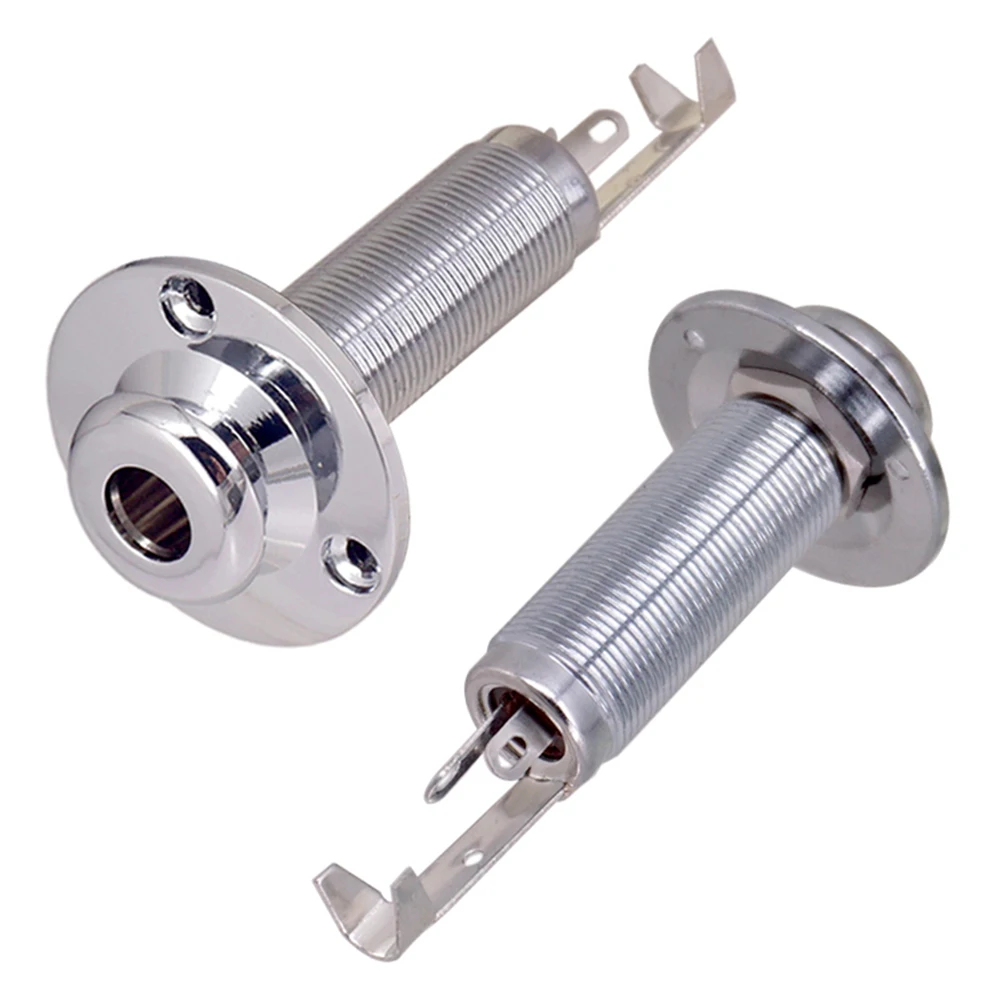 Guitar Socket Guitar Output Jacks End Pin Plug Parts Replacement Set 1/4 Silver 25g Stereo 6.35mm With Screws
Guitar Socket Guitar Output Jacks End Pin Plug Parts Replacement Set 1/4 Silver 25g Stereo 6.35mm With Screws