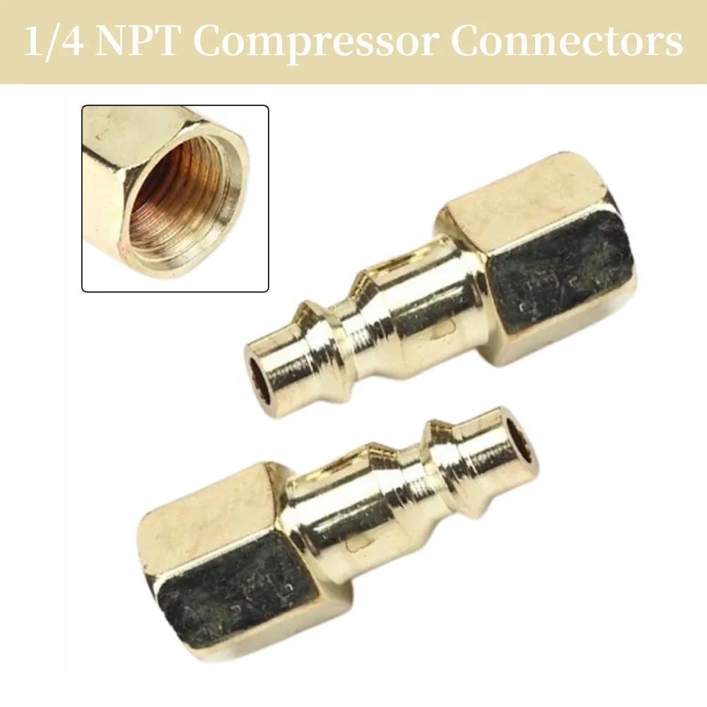 2PCS 1/4 NPT Air Grinder Line Hose Compressor Connectors Brass Female Quick Release Fitting Rust Corrosion Resistance
2PCS 1/4 NPT Air Grinder Line Hose Compressor Connectors Brass Female Quick Release Fitting Rust Corrosion Resistance