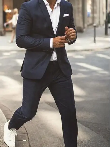 2022 Latest Designs Navy Blue Casual Looking Suit For Men Notch Lapel 2 Pieces Smart Business Groom Blazer Set With Pants
2022 Latest Designs Navy Blue Casual Looking Suit For Men Notch Lapel 2 Pieces Smart Business Groom Blazer Set With Pants