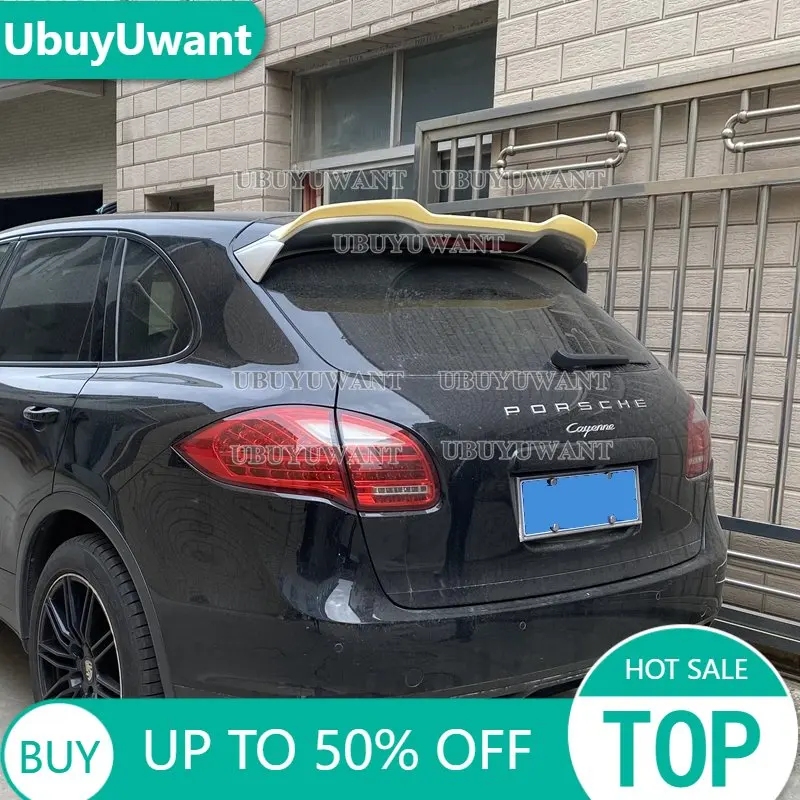 ABS Material Rear Roof Spoiler Wings for Porsche Cayenne 2011-2013 Car Styling ABS Carbon Look Rear Spoiler
ABS Material Rear Roof Spoiler Wings for Porsche Cayenne 2011-2013 Car Styling ABS Carbon Look Rear Spoiler