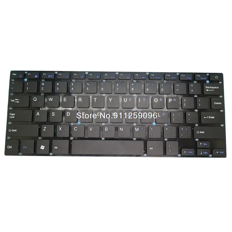 Клавиатура для ноутбука 4good CL110 с английской лампой H003-13 Black New | Компьютеры и офис