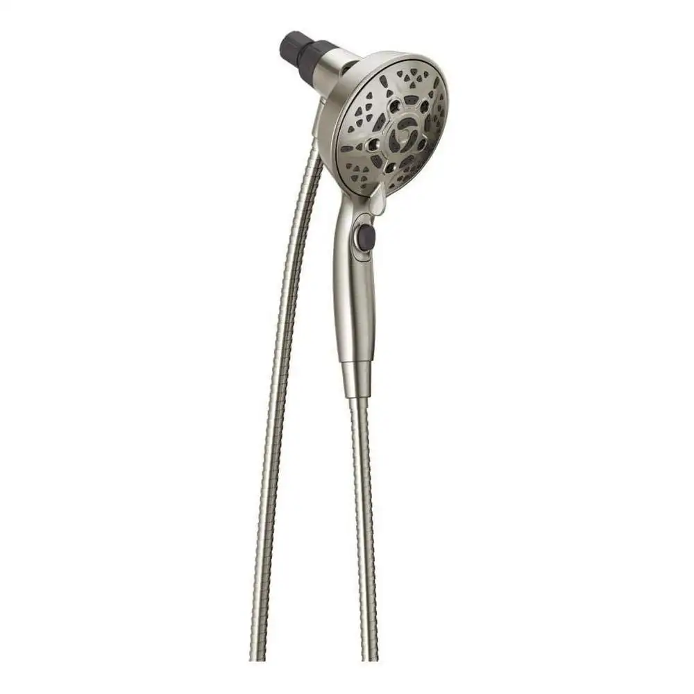 SureDock 7-Spray Handheld Showerhead with H2Okinetic and Pause in SpotShield Brushed Nickel
SureDock 7-Spray Handheld Showerhead with H2Okinetic and Pause in SpotShield Brushed Nickel