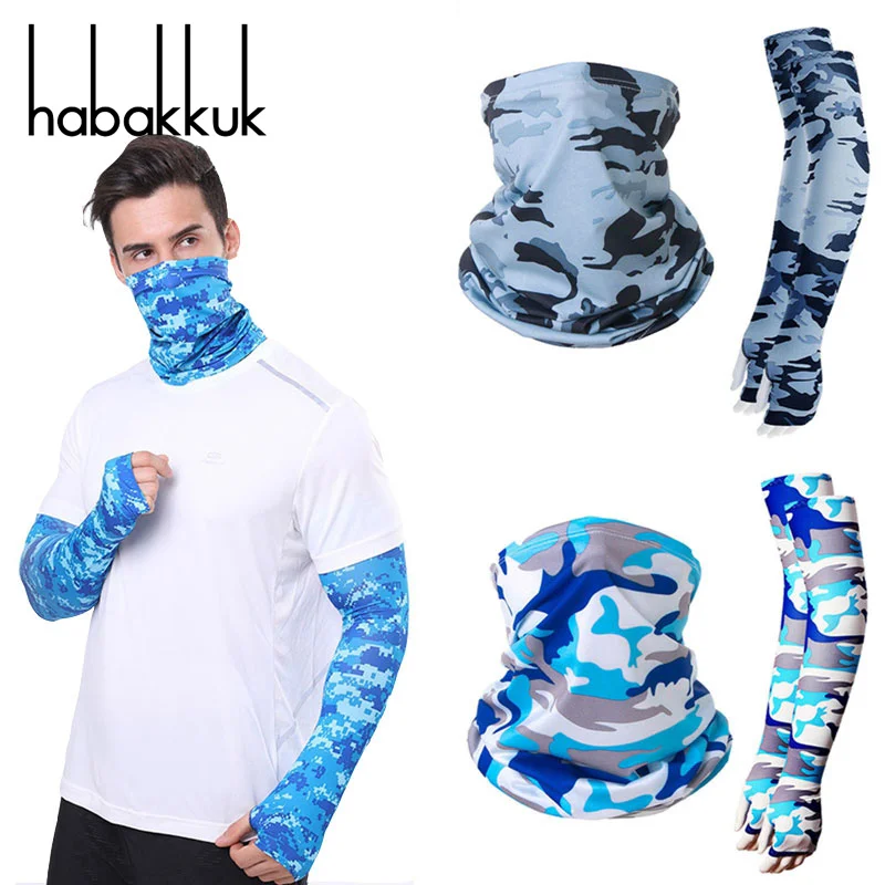 Outdoor Sunscreen And UV Protection Ice Silk Riding Sleeve And Scarf Suit Men And Women Quick-Drying Breathable Protection Set
Outdoor Sunscreen And UV Protection Ice Silk Riding Sleeve And Scarf Suit Men And Women Quick-Drying Breathable Protection Set