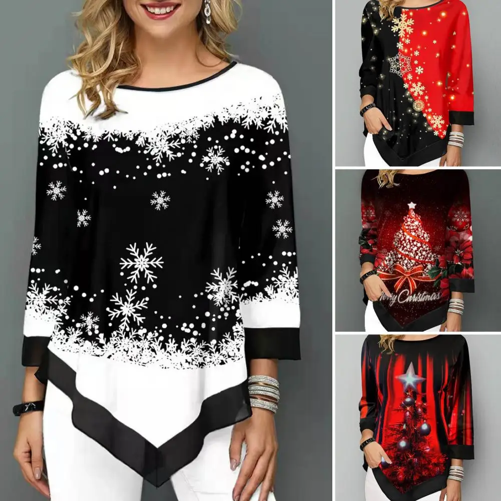 Ladies Long Sleeve T-Shirt 2022 Fall New Christmas Cartoon 3D Printing O Neck Loose Raglan Sleeves Casual Top Streetwear M-4XL
Ladies Long Sleeve T-Shirt 2022 Fall New Christmas Cartoon 3D Printing O Neck Loose Raglan Sleeves Casual Top Streetwear M-4XL