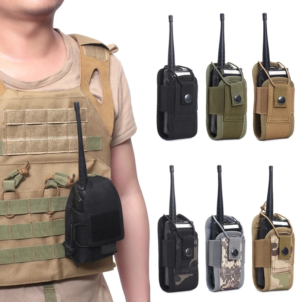 Talkie Pouch Waist Bag Outdoor Military Airsoft Tactical Molle Radio Holder Pocket Portable Interphone Holster Carry Hunting 
Talkie Pouch Waist Bag Outdoor Military Airsoft Tactical Molle Radio Holder Pocket Portable Interphone Holster Carry Hunting