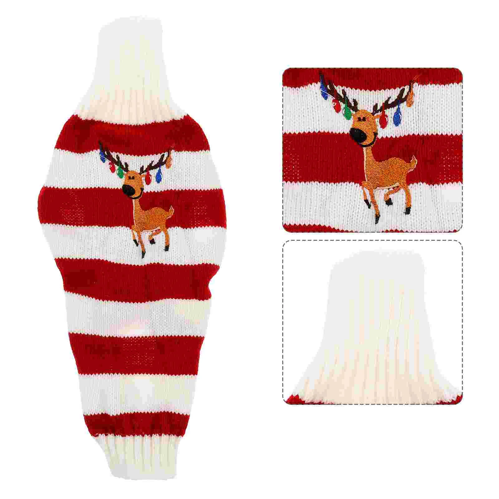 Dog Christmas Sweater Clothes Petsweaters Knitted Dogs Small Puppy Xmas Elk Costume Cat Outfit Costumes Winter Reindeer Apparel
Dog Christmas Sweater Clothes Petsweaters Knitted Dogs Small Puppy Xmas Elk Costume Cat Outfit Costumes Winter Reindeer Apparel