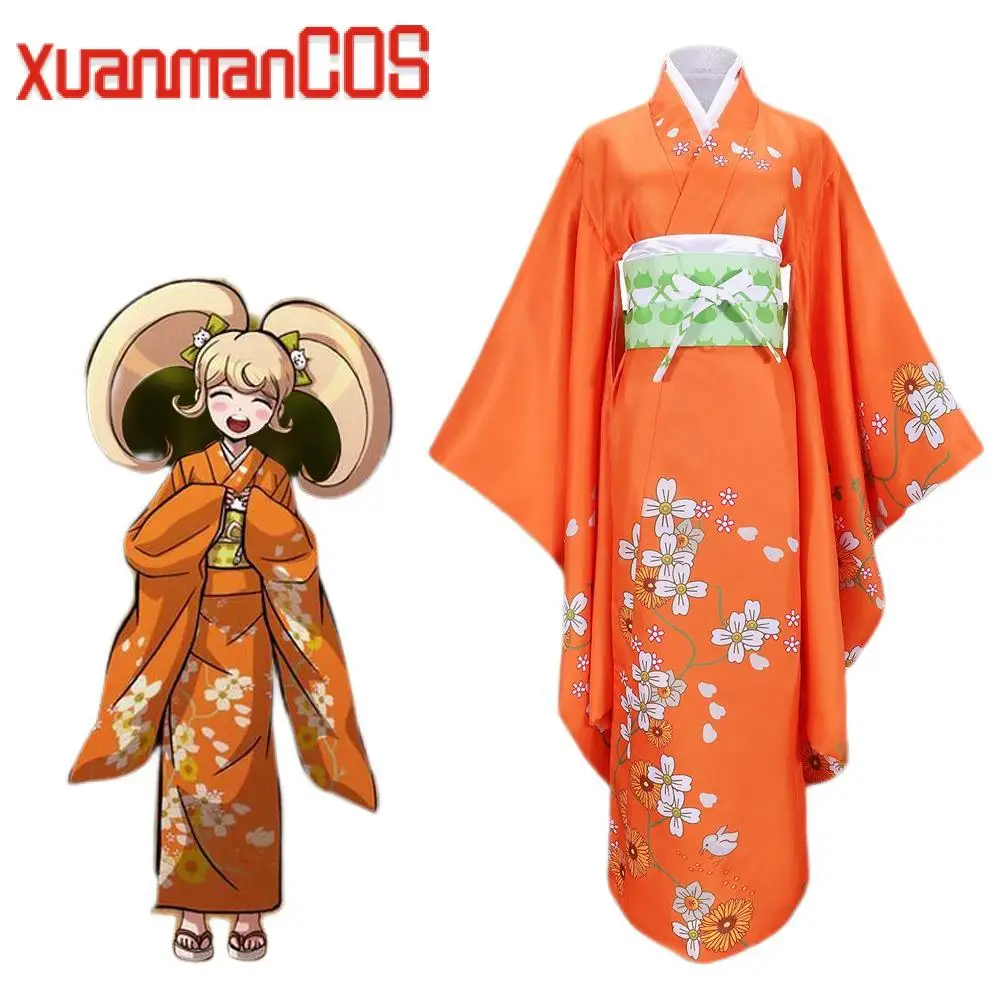 Anime Super Danganronpa 2 Hiyoko Saionji Hiyoko Cosplay Costume Adult Women Clothes Orange Gowns Kimono Dress Kostuums Halloween
Anime Super Danganronpa 2 Hiyoko Saionji Hiyoko Cosplay Costume Adult Women Clothes Orange Gowns Kimono Dress Kostuums Halloween