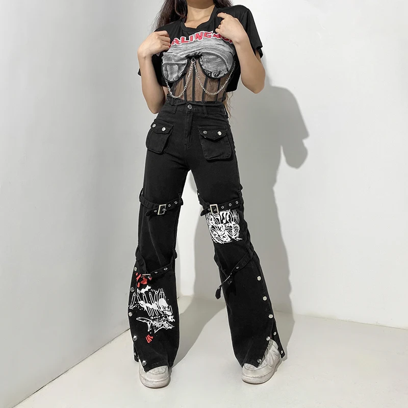 Graphic Print Gothic Grunge Denim Jeans Streetwear Harajuku Dark Academia Cargo Pants Joggers Fairycore Trousers
Graphic Print Gothic Grunge Denim Jeans Streetwear Harajuku Dark Academia Cargo Pants Joggers Fairycore Trousers