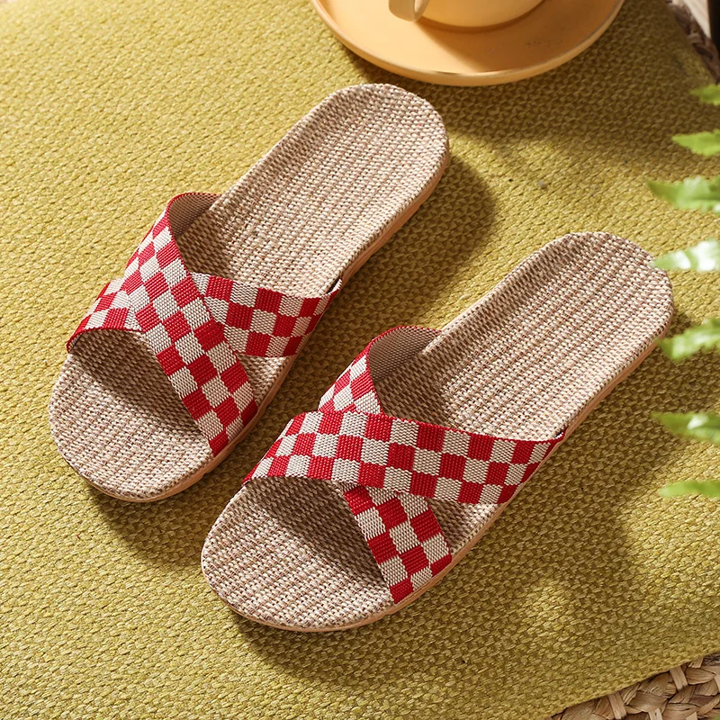 Fashion New Summer Straw Sandals Flip-flops Women's Hotel Slippers Women's Shoes Indoor Outdoor Couples Beach Flat Slippers
Fashion New Summer Straw Sandals Flip-flops Women's Hotel Slippers Women's Shoes Indoor Outdoor Couples Beach Flat Slippers