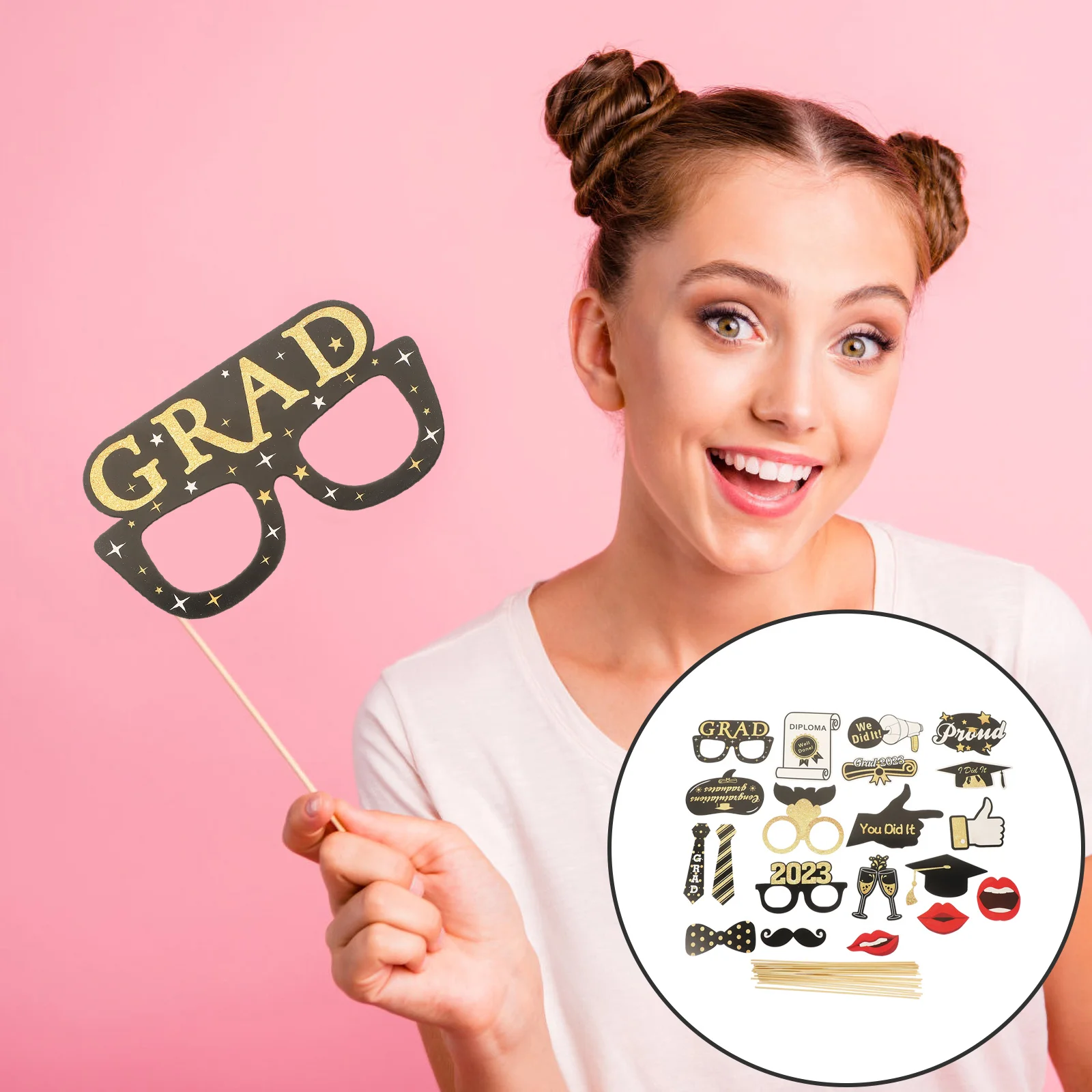 20 Pcs Graduation Season Props Photoshoot Party Ornament Themed Makeup Glasses Decorate Favors Paper Booth Picture
20 Pcs Graduation Season Props Photoshoot Party Ornament Themed Makeup Glasses Decorate Favors Paper Booth Picture