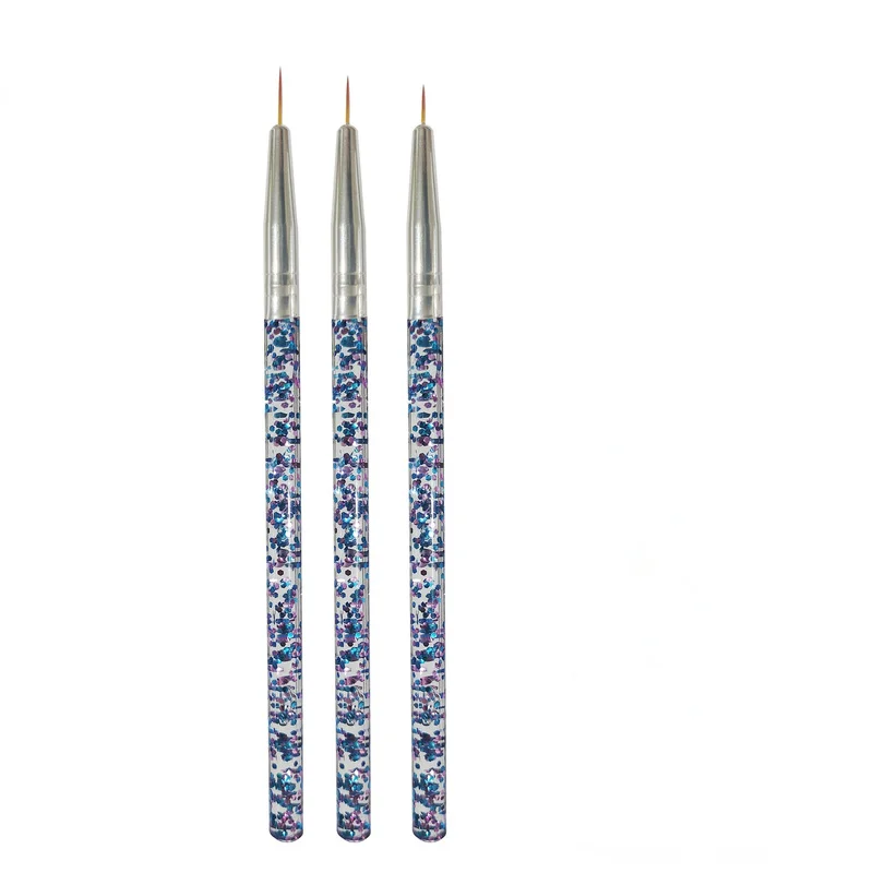 3PCS Nail Art Liner Brushes Set UV Gel Acrylic Nail Art Drawing Painting Brushes French Stripe Lines kolinsky Manicure Pen
3PCS Nail Art Liner Brushes Set UV Gel Acrylic Nail Art Drawing Painting Brushes French Stripe Lines kolinsky Manicure Pen