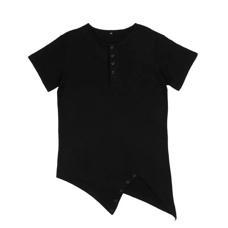 2022 new men's casual popular irregular short-sleeved men's T-shirt hip-hop hip-hop new large size
2022 new men's casual popular irregular short-sleeved men's T-shirt hip-hop hip-hop new large size