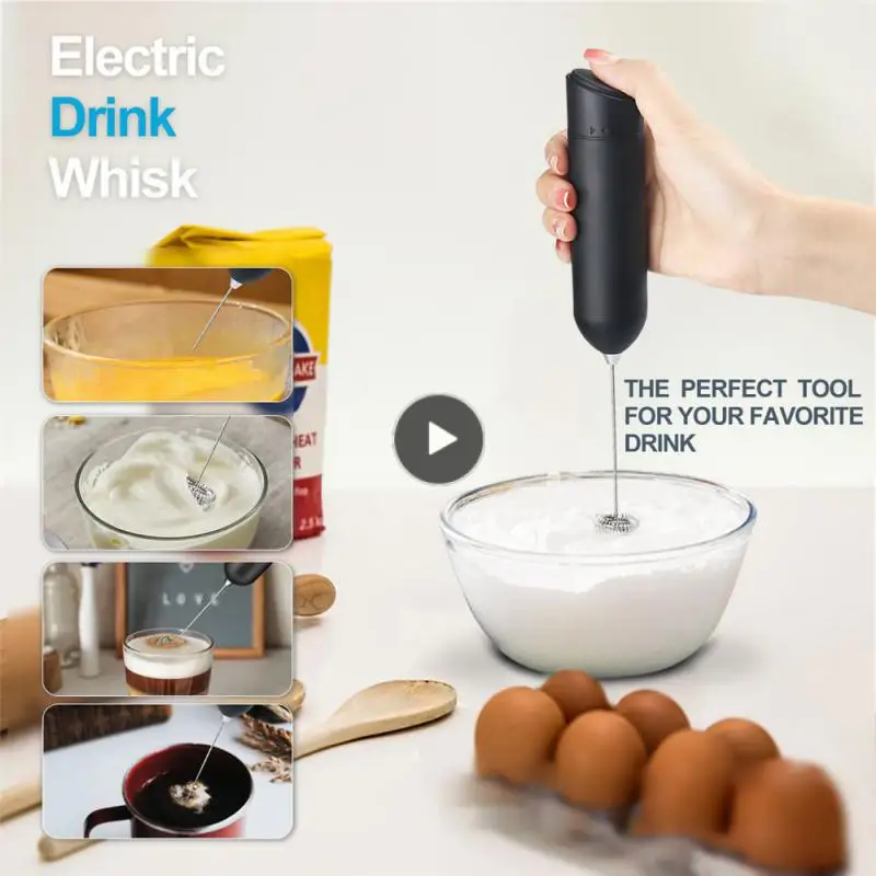 

Ручной Миксер для взбивания яиц из нержавеющей стали, Пенообразователь для молока, Электрический взбиватель крема