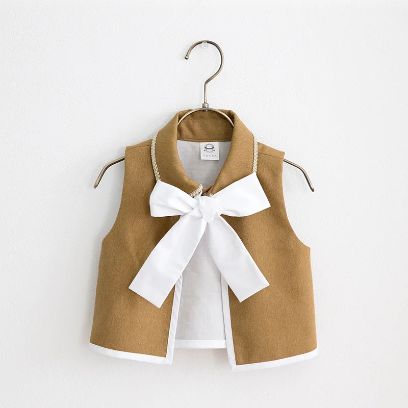 WLG Girl Clothes Kids Spring Fall Khaki Bow Vest Strap Wide Leg Overall and White Shirt Set Baby Girl Casual Suits
WLG Girl Clothes Kids Spring Fall Khaki Bow Vest Strap Wide Leg Overall and White Shirt Set Baby Girl Casual Suits