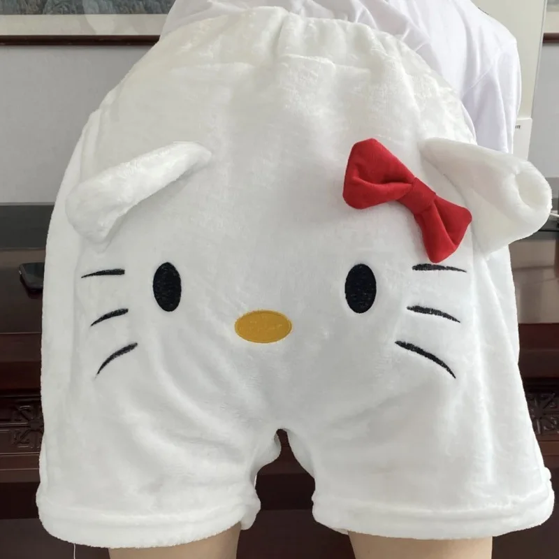 

Anime Hello Kittys Shorts Sanrios Summer Pochacco Kawaii Cartoon Lovers Girlfriend Outfit At Home Men Women Pajama Pants
