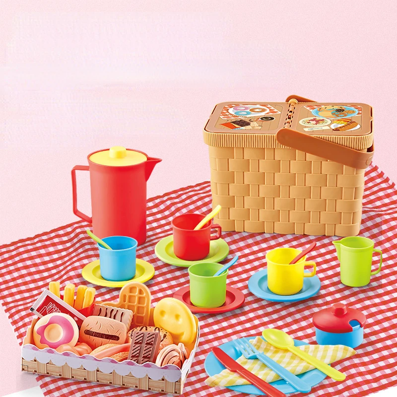 Children's Play House Mini Picnic Basket Tea Set Toy Set Simulation Kitchen Set Girl Tableware Toys Outdoor Play House
Children's Play House Mini Picnic Basket Tea Set Toy Set Simulation Kitchen Set Girl Tableware Toys Outdoor Play House