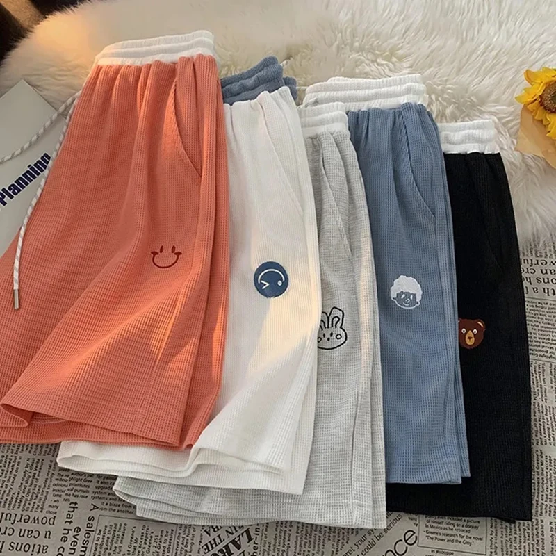 Gidyq High Waist Women Sports Shorts Korean Fashion Embroidery Streetwear Wide Leg Pants Summer All Match Female Loose Shorts
Gidyq High Waist Women Sports Shorts Korean Fashion Embroidery Streetwear Wide Leg Pants Summer All Match Female Loose Shorts