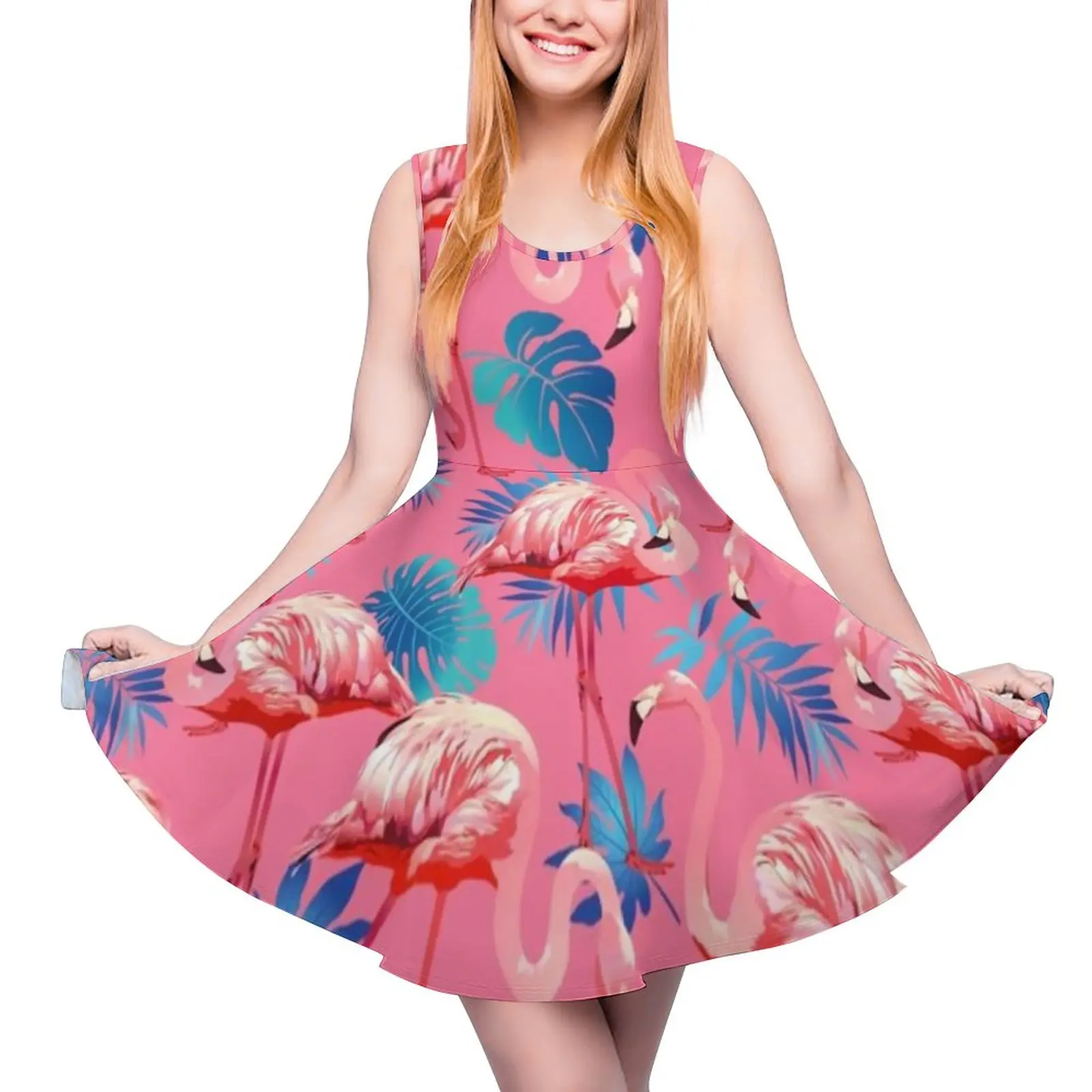 Платье с фламинго, платья для девочек с пальмами, популярное современное платье с принтом
Платье с фламинго, платья для девочек с пальмами, популярное современное платье с принтом