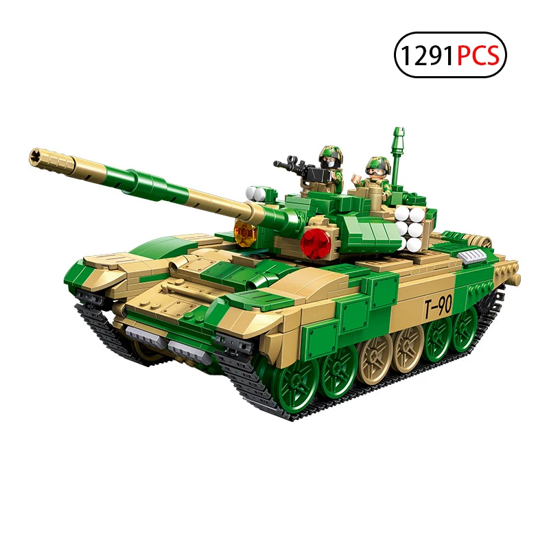 Woma WW2 Military The Russia T90 Heavey Tank Army Soldiers Building Blocks Toys for Boys Gifts 1291pcs
Woma WW2 Military The Russia T90 Heavey Tank Army Soldiers Building Blocks Toys for Boys Gifts 1291pcs