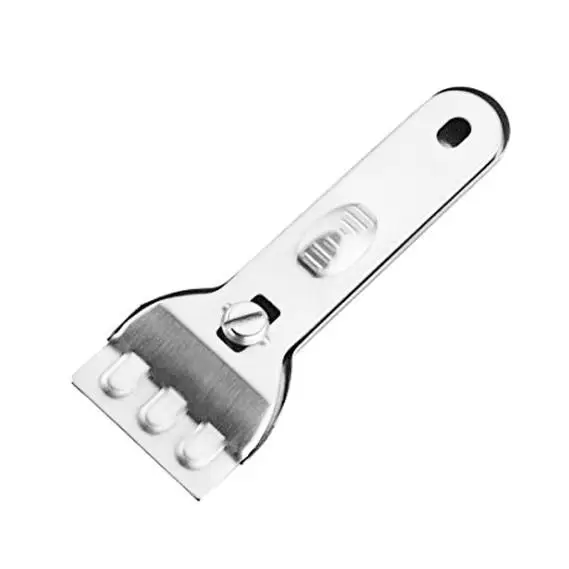 Glass Non-scratch Hob Scraper Suitable for Induction Ceramic and Halogen Hobs Home Improvement Steel Stamping
Glass Non-scratch Hob Scraper Suitable for Induction Ceramic and Halogen Hobs Home Improvement Steel Stamping