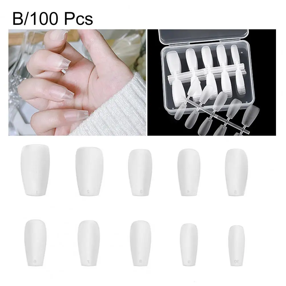 Fake Nails Matte Finish Practical Sharp Flat Head Extension Artificial Nails Set No Odor Artificial Nail Tips for Nail Salon
Fake Nails Matte Finish Practical Sharp Flat Head Extension Artificial Nails Set No Odor Artificial Nail Tips for Nail Salon