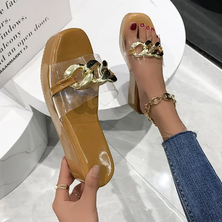 Platform Flats Women Shoes 2022 New Pumps Fashion Crystal Metal Chain Sexy Sandals Outdoor Casual Sport Flip Flops Slippers
Platform Flats Women Shoes 2022 New Pumps Fashion Crystal Metal Chain Sexy Sandals Outdoor Casual Sport Flip Flops Slippers