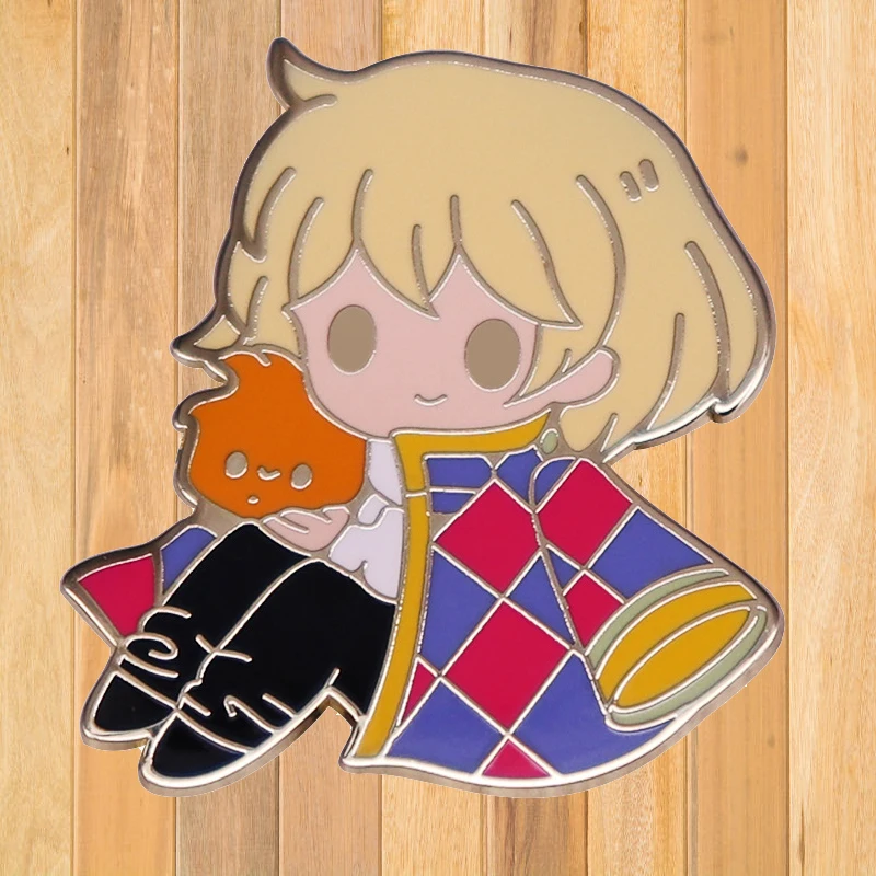A1229 Japanese Anime Howl Cute Enamel Pins Badges Lapel Pins for Backpacks Women's Brooch on Clothes Fashion Jewelry Accessories
A1229 Japanese Anime Howl Cute Enamel Pins Badges Lapel Pins for Backpacks Women's Brooch on Clothes Fashion Jewelry Accessories