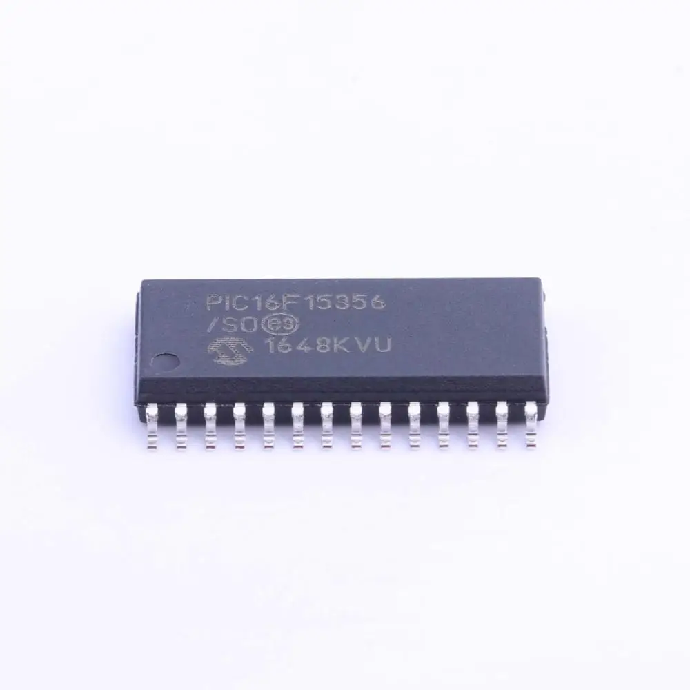 28KB 2KB RAM 4XPWMS COMPARATOR DAC ADC CWG 4XCLC 2 EUSART SPI/I2C - Rail/Tube PIC16F15356-I/SO
28KB 2KB RAM 4XPWMS COMPARATOR DAC ADC CWG 4XCLC 2 EUSART SPI/I2C - Rail/Tube PIC16F15356-I/SO