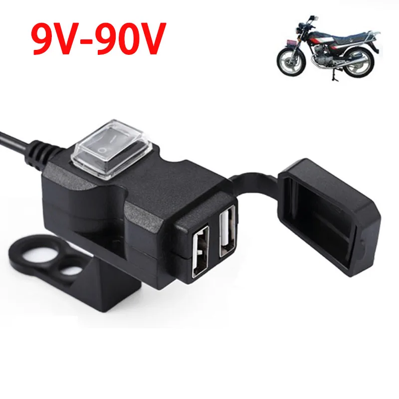 Motorbike Accessories Motorcycle USB Charger Waterproof Dual USB Port Charger Adapter 12-24V Power Supply Socket for Phone
Motorbike Accessories Motorcycle USB Charger Waterproof Dual USB Port Charger Adapter 12-24V Power Supply Socket for Phone