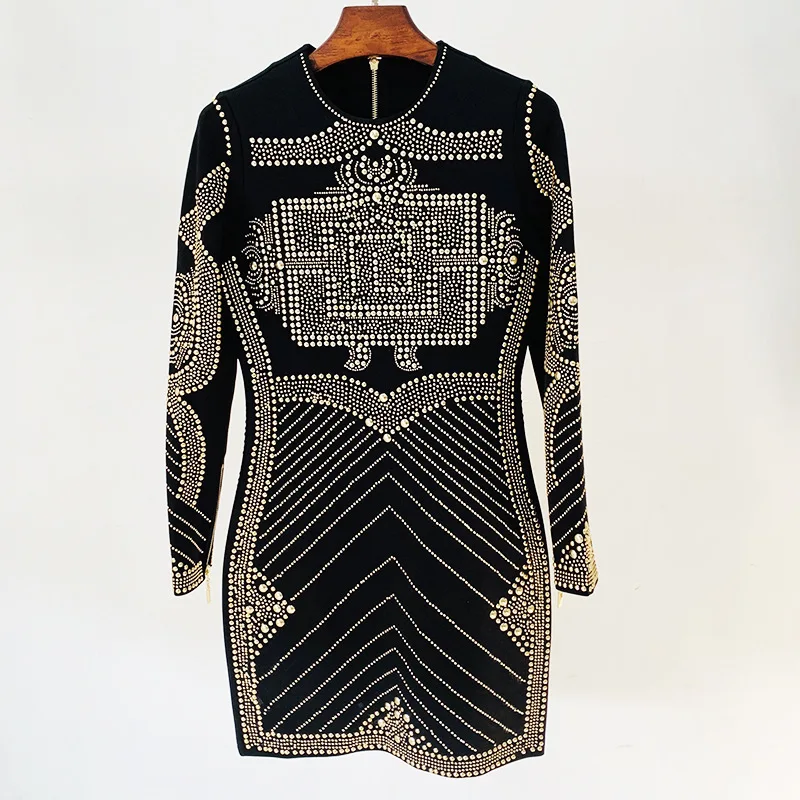 2023 Eur&USA Stars Fashion New Heavy Industry Hot Metal Sheet Stretch Tight Long Sleeve Dress Girls Sexy Diamond Sheath Dresses
2023 Eur&USA Stars Fashion New Heavy Industry Hot Metal Sheet Stretch Tight Long Sleeve Dress Girls Sexy Diamond Sheath Dresses
