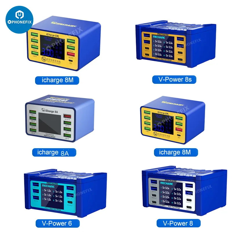 Сверхбыстрое зарядное устройство MECHANIC V-Power 6 8 8S 55 Вт/100 Вт/115 Вт QC3.0 PD USB, быстрая зарядка для iPad iPhone, умные часы 
Сверхбыстрое зарядное устройство MECHANIC V-Power 6 8 8S 55 Вт/100 Вт/115 Вт QC3.0 PD USB, быстрая зарядка для iPad iPhone, умные часы