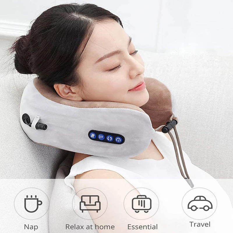 2022 Electric U-shaped Massage Pillow Shoulder Neck Massager Kneading Heating Neck Support Pillow for Home Travel Relax
2022 Electric U-shaped Massage Pillow Shoulder Neck Massager Kneading Heating Neck Support Pillow for Home Travel Relax