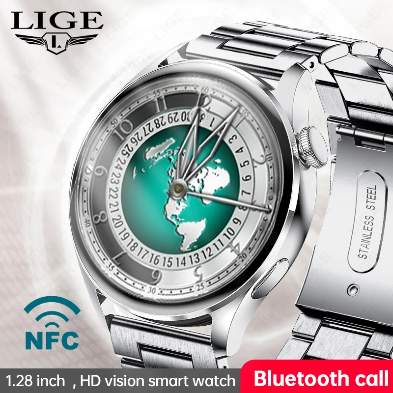 LIGE NFC Smart Watch Man Outdoor Sports Bluetooth Call Waterproof Bracelet Heart Rate Tracker For Android IOS New Smartwatch+BOX
LIGE NFC Smart Watch Man Outdoor Sports Bluetooth Call Waterproof Bracelet Heart Rate Tracker For Android IOS New Smartwatch+BOX
