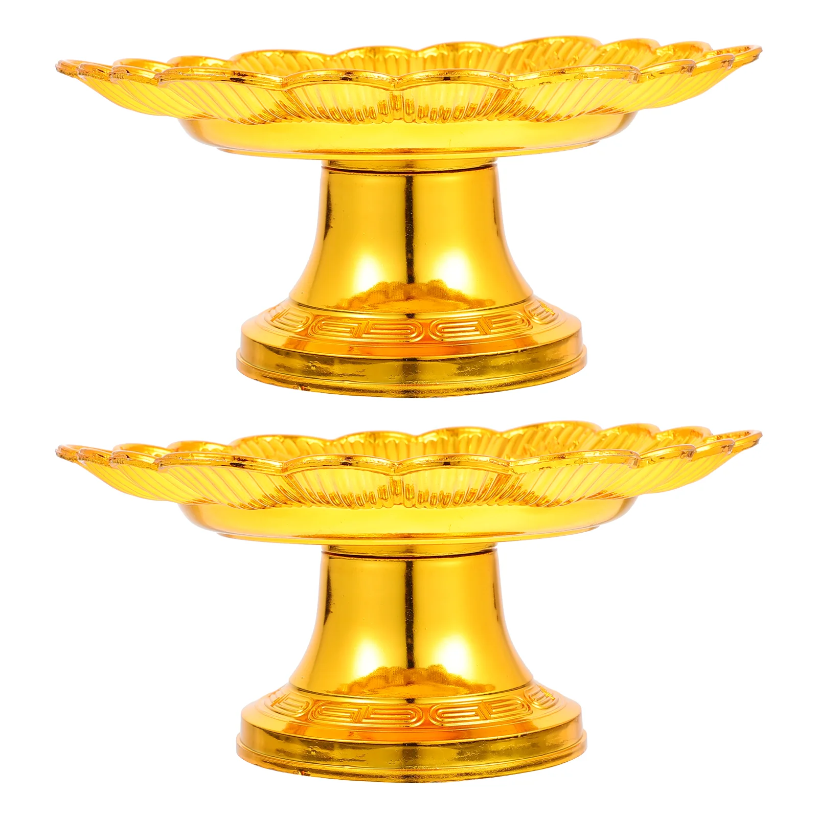 2 Pcs Temple Fruit Dish Gold Wedding Decor Brass Offering Bowl Vintage Vanity Altar Tray Sacrifice Holder
2 Pcs Temple Fruit Dish Gold Wedding Decor Brass Offering Bowl Vintage Vanity Altar Tray Sacrifice Holder