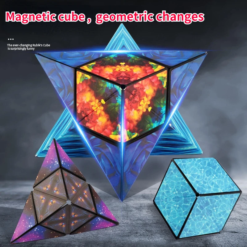 Geometric Magnetic Rubik's Cube 3d Stereoscopic Variety Shapes Infinite Educational Children's Toys
Geometric Magnetic Rubik's Cube 3d Stereoscopic Variety Shapes Infinite Educational Children's Toys