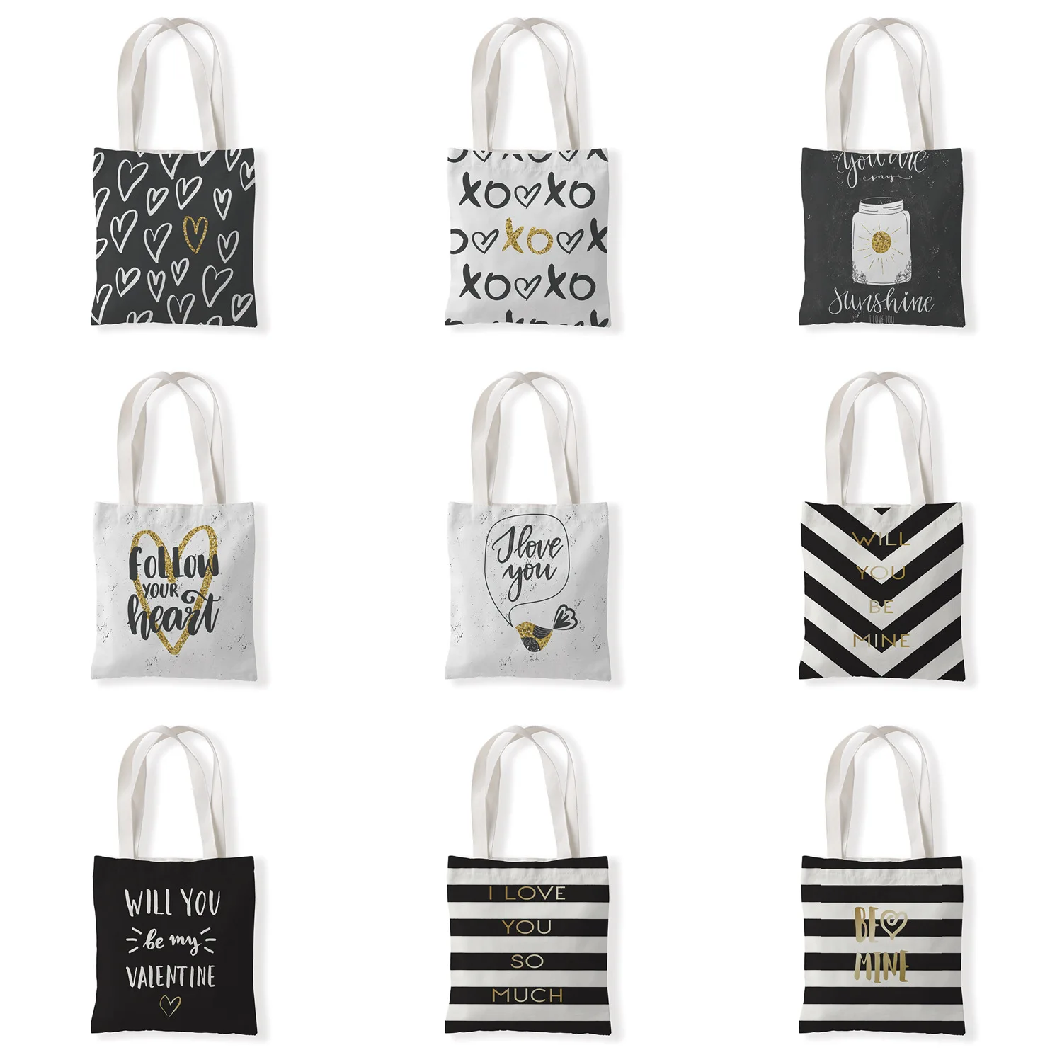 Geometric Black and White Striped One-Shoulder Crossbody Canvas Bag Casual Coin Pocket Artistic Portable Shopping
Geometric Black and White Striped One-Shoulder Crossbody Canvas Bag Casual Coin Pocket Artistic Portable Shopping