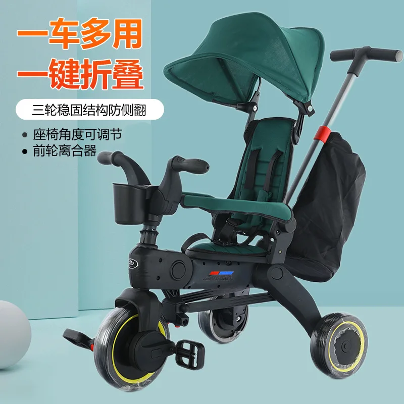 Children's Tricycle 1-5 Years Old Foldable Baby Stroller Light Baby Bicycle Tricycle Travel Stroller Baby Foldable Stroller
Children's Tricycle 1-5 Years Old Foldable Baby Stroller Light Baby Bicycle Tricycle Travel Stroller Baby Foldable Stroller