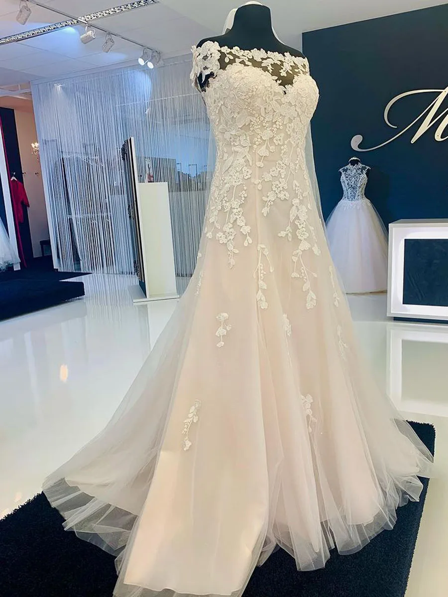 Champagne A Line Wedding Dresses 2022 Lace Appliques Bridal Gown Vestidos De Novia Bride Dresses Hochzeitskleid
Champagne A Line Wedding Dresses 2022 Lace Appliques Bridal Gown Vestidos De Novia Bride Dresses Hochzeitskleid