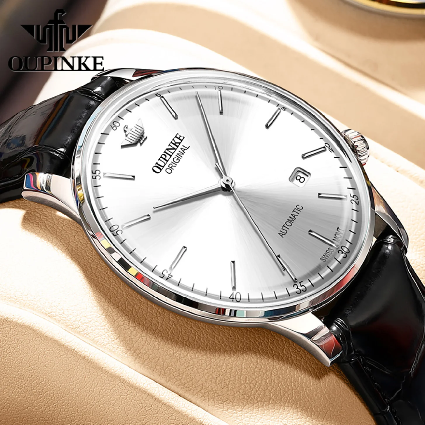 Original Luxury Watch for Men Automatic Mechanical Slim Date Leather Wrist Watches Ultra Thin Brand Clock Box montre homme 41mm
Original Luxury Watch for Men Automatic Mechanical Slim Date Leather Wrist Watches Ultra Thin Brand Clock Box montre homme 41mm