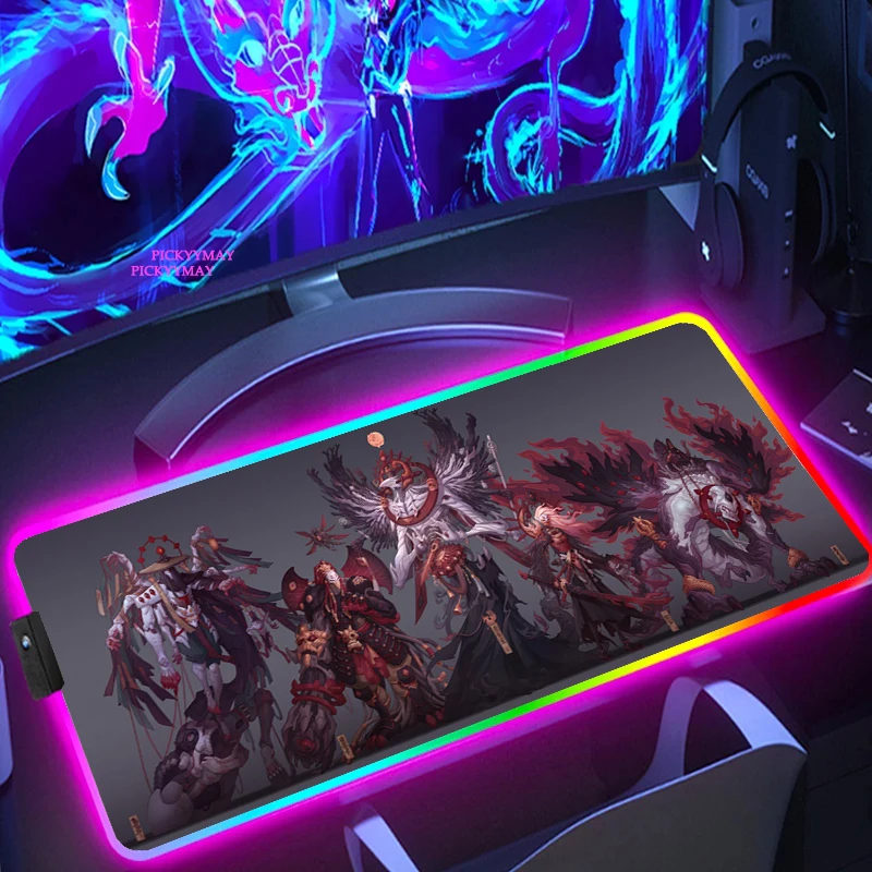 Игровой коврик для мыши с хаоса, Самураем, RGB, Большой 90x40 см, домашний коврик для мыши для геймеров, офис, натуральный каучук, XXL, коврик для мыши, светодиодный с подсветкой
Игровой коврик для мыши с хаоса, Самураем, RGB, Большой 90x40 см, домашний коврик для мыши для геймеров, офис, натуральный каучук, XXL, коврик для мыши, светодиодный с подсветкой